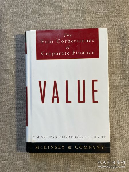 Value：The Four Cornerstones of Corporate Finance