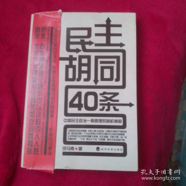 民主胡同40条：中国民主政治一般原理的随机阐释