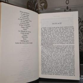 GUILLAUME APOLLINAIRE Oeuvres poétiques  阿波利奈尔 诗歌集 LA PLEIADE 七星文库 法语/法文原版 小牛皮封皮 23K金书名烫金 36克圣经纸可以保存几百年不泛黄