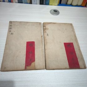 易经體註（利、贞）两册