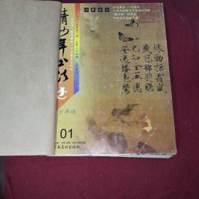 青少年书法（月刊）2005年1--12期 合订本2本