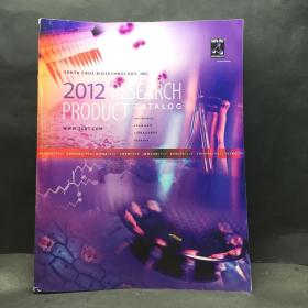 SANTN CRUZ BIOTECHNOLOGY 2012 RESEARCH PRODUCT / CATALOG