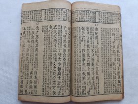 线装册《诗经精华》卷二，清朝木刻本古籍一册，金镶玉修复，精刻大开本，45页90面，尺寸16.4x26.5cm.前几页天头空白处轻微破损，第11页、13页、42页，天头部分轻微破损缺字，书衣后加，详见细节图，不议价，不议价，不议价。