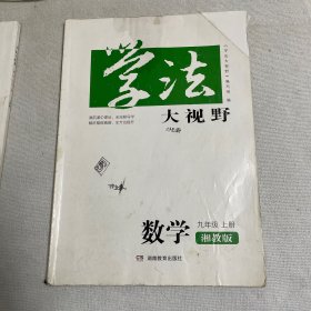 学法大视野·数学九年级上册（湘教版）