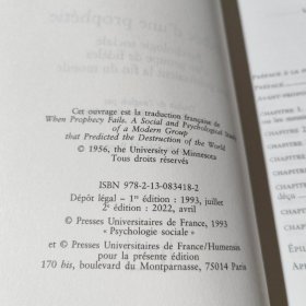 L'ECHEC d'une PROPHETIE 失败的预言