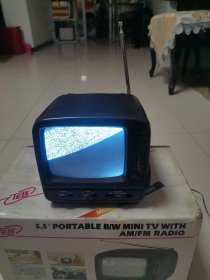 TELE迷你型5.5＂黑白电视机