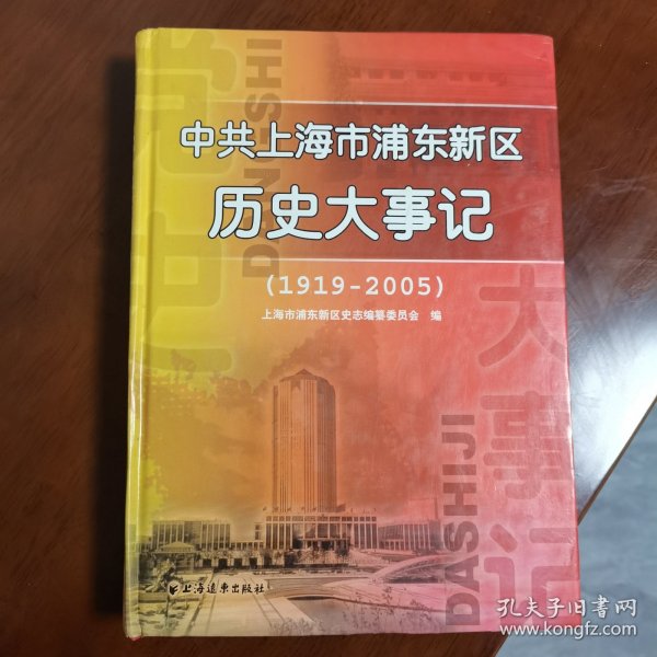 中共上海市浦东新区历史大事记