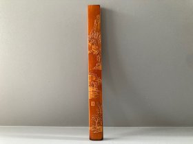 文房宣纸裁割竹簧裁纸刀（长18.宽2.厚0.3.厘米）