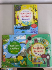Lift-the-fiap Questions and Answers about：Time、Nature、Animals【3册合售】精装本