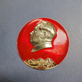 870系列像章，红色收藏毛主席像章，保真保老保原漆