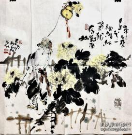 春雨国画斗方归去来兮285