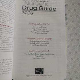 Prentice Hall Nurse's Drug Guide 2006  英语进口原版软精装