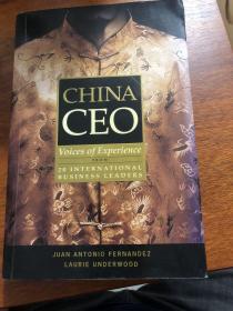 外语原版书：《China CEO: Voices of Experience from 20 International Business Leaders  》中国首席执行官，新加坡印刷出版