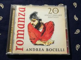 【绝版CD】《romanza：Andrea Bocelli 20 th Anniversary Edition》
《浪漫曲：安德烈·波切利20周年纪念版》1CD