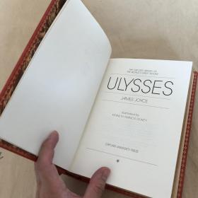 Franklin Library牛津大学真皮限量本：Ulysses 《尤利西斯》 乔伊斯 James Joyce 经典 Franklin Library1978年出版 真皮精装 限量收藏版 牛津大学系列