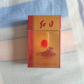 红日（特醇）烟盒烟标空烟盒