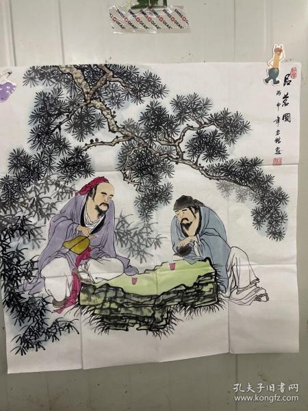 品茗图  刘启铭 画