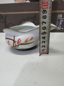 【八九十年代老瓷器茶具精品收藏纯手绘茶具整套库存老厂货普洱功夫茶具茶备】
尺寸见图片