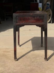 四平书桌：清代包老马蹄足，尺寸100/54/87cm，不包邮