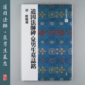 二玄社 中国法书选37 道因法師 泉男生墓志铭 日本进口字帖 毛笔字帖