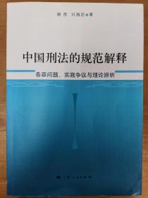 中国刑法的规范解释