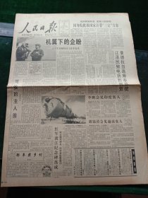 人民日报，1994年5月10日曼德拉当选南非总统；红军渡江纪念碑落成；第四次世界妇女大会会标征集工作结束；海口成为全国双拥模范城；第十三届亚太测绘会议举行；印度文化节在北京开幕，其他详情见图，对开12版，有1~8版。