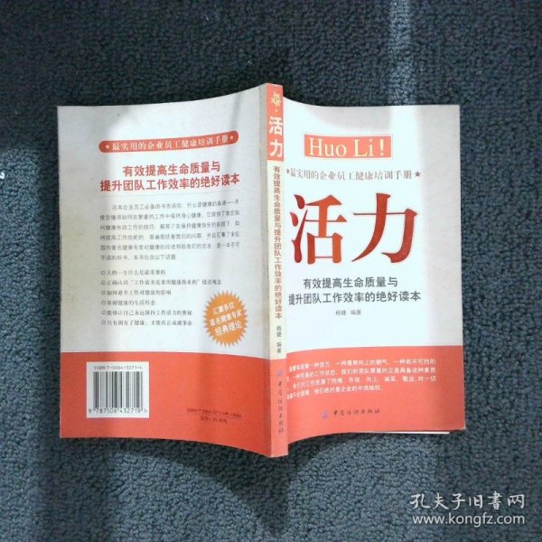 活力：有效提高生命质量与提升团队工作效率的绝好读本