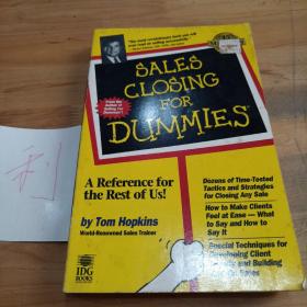 【英文原版大32开】Sales Closing For Dummies 如何达成销售交易