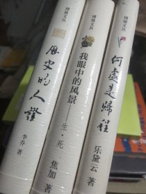 博雅文丛4册：何处是归程（乐黛云）、我眼中的风景生·死（焦加）、历史的人证（李乔）、向隅编（止庵）