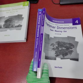 Grammar Dimensions4+练习册【2本合售】内页干净 实物拍摄