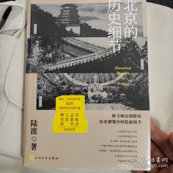 北京的历史细节（李敬泽、孟繁华、王笛、解玺璋推荐，探寻城市缝隙和历史褶皱中的隐秘细节）