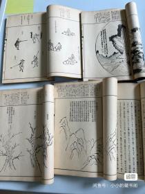 《全译芥子园画传》十三册一套全。民国24年日本著名画家小杉放庵编