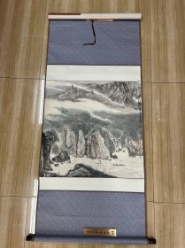 山水画—峡江行舟