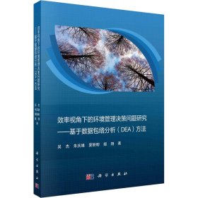 效率视角下的环境管理决策问题研究——基于数据包络分析（DEA）方法