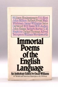 《不朽的英语诗歌选》1952年版 Immortal Poems of the English Language Edited by Oscar Williams