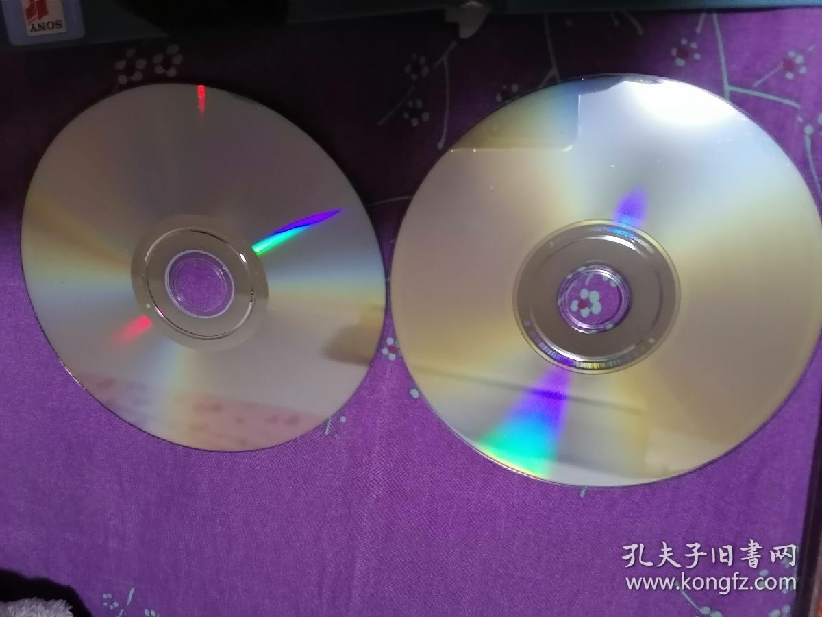 朗朗 CD DVD光盘2张 索尼半银圈 有签名