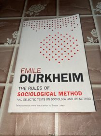 The Rules of Sociological Method  And Selected T