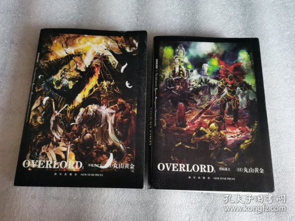 OVERLORD.1 不死者之王·黑暗战士 两本实物图