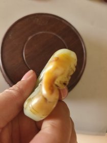 汉代和田玉兽挂件