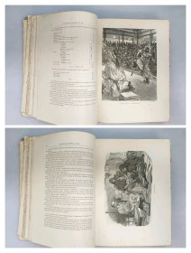 此处为附图，勿拍!【法文版/精品】 《1889年世界博览会》L’EXPOSITION UNIVERSELLE DE 1889 4册全(第四册为图版) 精装 天金 限量版 大开本厚册份量很重(长宽总厚度 32*23*18cm) 有附图 1988年的售价18万日元(见附图30)