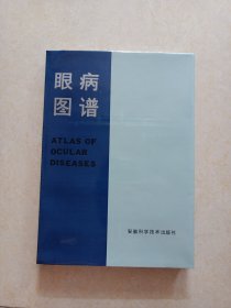 眼病图谱（1985年1版1印 16开精装带外盒）品好