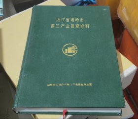 大16开本精装【浙江温岭第三产业普查资料】好品