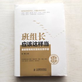 班组长应该这样当：基层管理高效落地实用手册（未拆封）