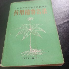 广西医药研究所药用植物园药用植物名录