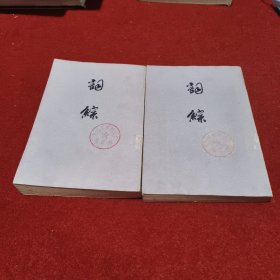 词综（两册合售）