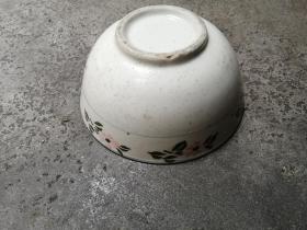 民国时期老瓷器瓷瓷碗直径14厘米高7厘米