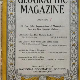 national geographic美国国家地理（1940年   1—12   期16开精装合订本）（八一电影制片厂藏书，外文原版，实物拍图，内带  芬兰美景  1940年香港悖论 瑞典乡村  等 相关内容，外品详见图，古旧图书买前详询，售后不退）