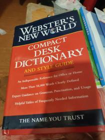 WEBSTER'S
NEWW RLD COMPACT DESK DICTIONARY
ANDSTYLE GUIDE