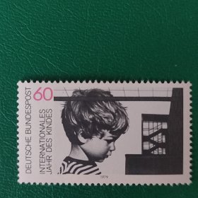 德国邮票 西德 1979年国际儿童年 1全新