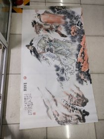 高洪，气壮山河国画